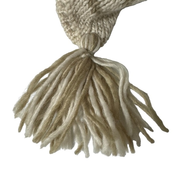 NWT Chaos Bedford (Earflap) Acrylic Printed Lifestyle Beanie Burlap Pattern - Picture 4 of 7